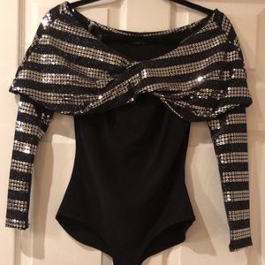 Sequins bodysuit